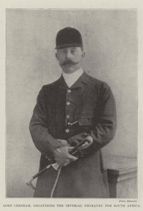 Lord Chesham, organiseert de Imperial Yeomanry voor Zuid-Afrika door English Photographer