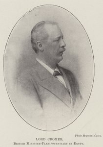 Lord Cromer, Brits Minister-Plenipotentiary in Egypte door English Photographer