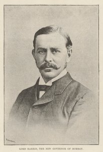 Lord Harris, de nieuwe gouverneur van Bombay door English Photographer