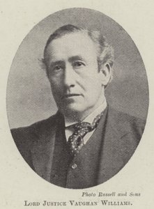 Lord Justice Vaughan Williams door English Photographer