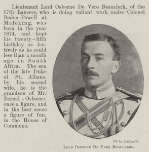 Lord Osborne De Vere Beauclerk door English Photographer