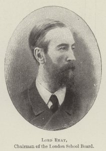Lord Reay, voorzitter van de Londense schoolraad door English Photographer