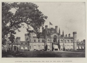 Lowther Castle, Westmorland, de zetel van de graaf van Lonsdale