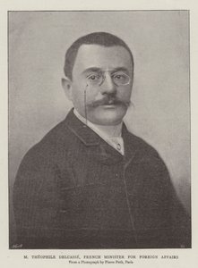 M Theophile Delcasse, Franse minister van Buitenlandse Zaken door English Photographer