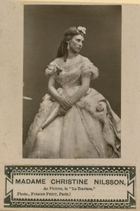 Madame Christine Nilsson als Violetta in La Traviata door English Photographer