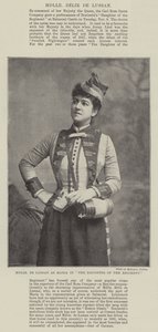Mademoiselle de Lussan als Maria in De dochter van het regiment door English Photographer