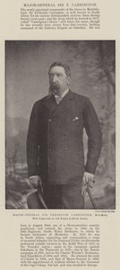 Generaal-majoor Sir Frederick Carrington, KCMG, nieuwe commandant van de strijdkrachten in Zuid-Afrika