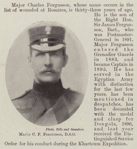 Majoor C F Fergusson, DSO door English Photographer