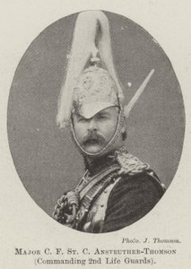 Majoor C F St C Anstruther-Thomson, bevelhebber van de 2e Life Guards