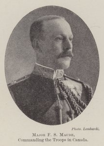 Majoor F S Maude, bevelhebber van de troepen in Canada door English Photographer