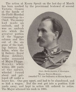 Majoor Phipps-Hornby, onderscheiden met het VC voor moed bij Koorn Spruit door English Photographer