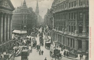 Mansion House en Cheapside, Londen door English Photographer