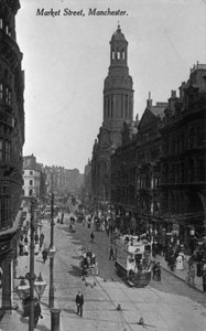 Market Street, Manchester, ca. 1910