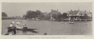 Marlow Regatta, de Senior-Junior Skiffinale door English Photographer