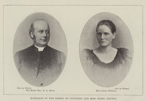 Huwelijk van de Bisschop van Coventry en Miss Ethel Newton door English Photographer
