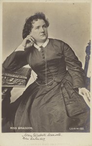 Mary Elizabeth Braddon door English Photographer
