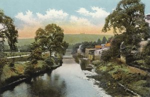 Matlock Brug, aan de Rivier Derwent