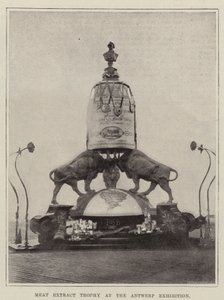 Vleesextract trofee op de tentoonstelling van Antwerpen door English Photographer