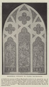 Herdenkingsraam voor Flora Macdonald door English Photographer