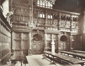 Middle Temple Hall, 1885 door English Photographer