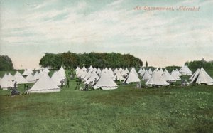 Militair kampement, Aldershot, Hampshire (foto)
