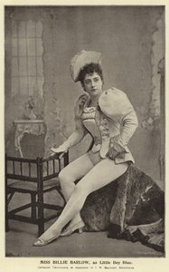 Mevrouw Billie Barlow, als Little Boy Blue door English Photographer
