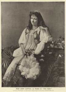 Mevrouw Cissy Loftus, als Haidee in Don Juan
