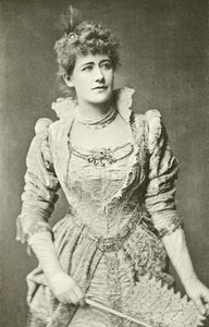 Miss Ellen Terry als Beatrice (gravure) door English Photographer