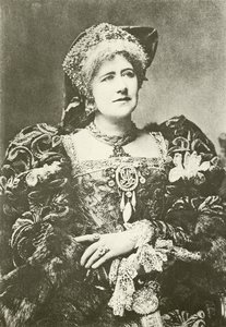 Miss Ellen Terry als Koningin Katherine (gravure) door English Photographer