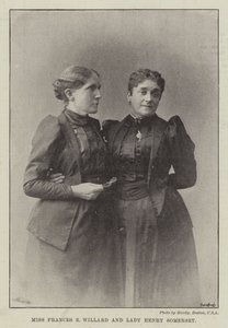 Miss Frances E Willard en Lady Henry Somerset