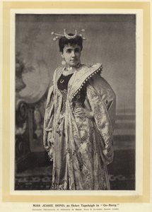 Miss Jessie Bond, als Helen Tapeleigh in Go-Bang door English Photographer