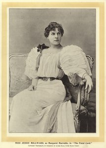 Miss Jessie Millward, als Margaret Marrable, in The Fatal Card