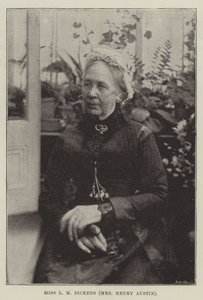 Miss L M Dickens (mevrouw Henry Austin) door English Photographer