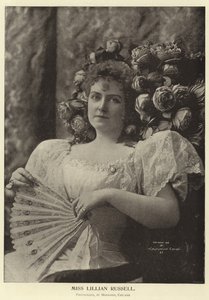 Mevrouw Lillian Russell door English Photographer