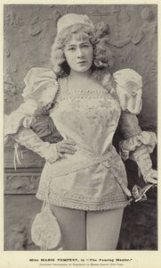 Miss Marie Tempest, in De Schermmeester