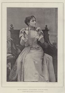 Miss Olga Nethersole in The Transgressor, in het Court Theatre