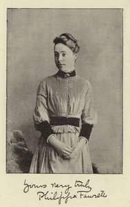 Philippa Fawcett door English Photographer
