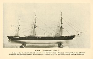Model van HMS Warrior
