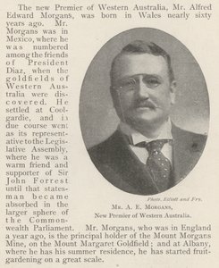 Mr A E Morgans, nieuwe premier van West-Australië door English Photographer