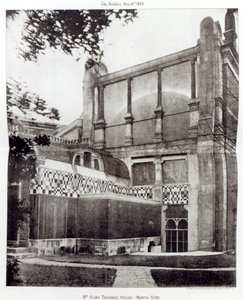 Huis van Mr. Alma Tadema, Noordzijde, 34 Grove End Road, Londen, 1889