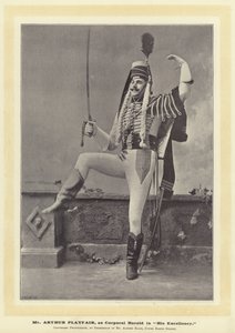 Mr Arthur Playfair als Corporal Harold in His Excellency