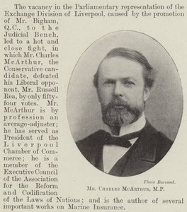 Meneer Charles McArthur, MP