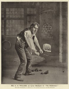 Meneer E S Willard, als Cyrus Blenkarn in The Middleman