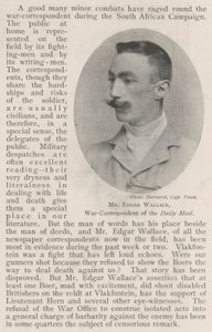Meneer Edgar Wallace, Oorlogscorrespondent van de Daily Mail door English Photographer