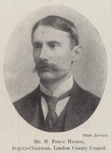 Mr H Percy Harris, Plaatsvervangend Voorzitter, London County Council door English Photographer