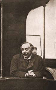 Mr Herbert Gladstone in de getuigenbank tijdens het proces van Emmeline Pankhurst en anderen door English Photographer