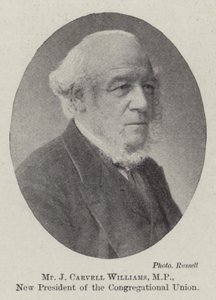 Mr J Carvell Williams, MP, nieuwe voorzitter van de Congregational Union door English Photographer
