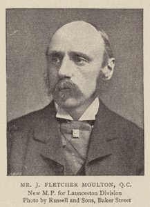 Mr J Fletcher Moulton, QC door English Photographer