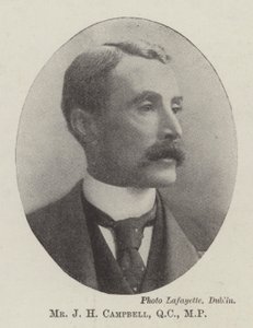 De heer J H Campbell, QC, MP door English Photographer