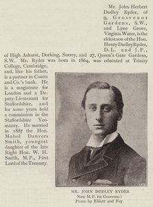 Mr John Dudley Ryder door English Photographer